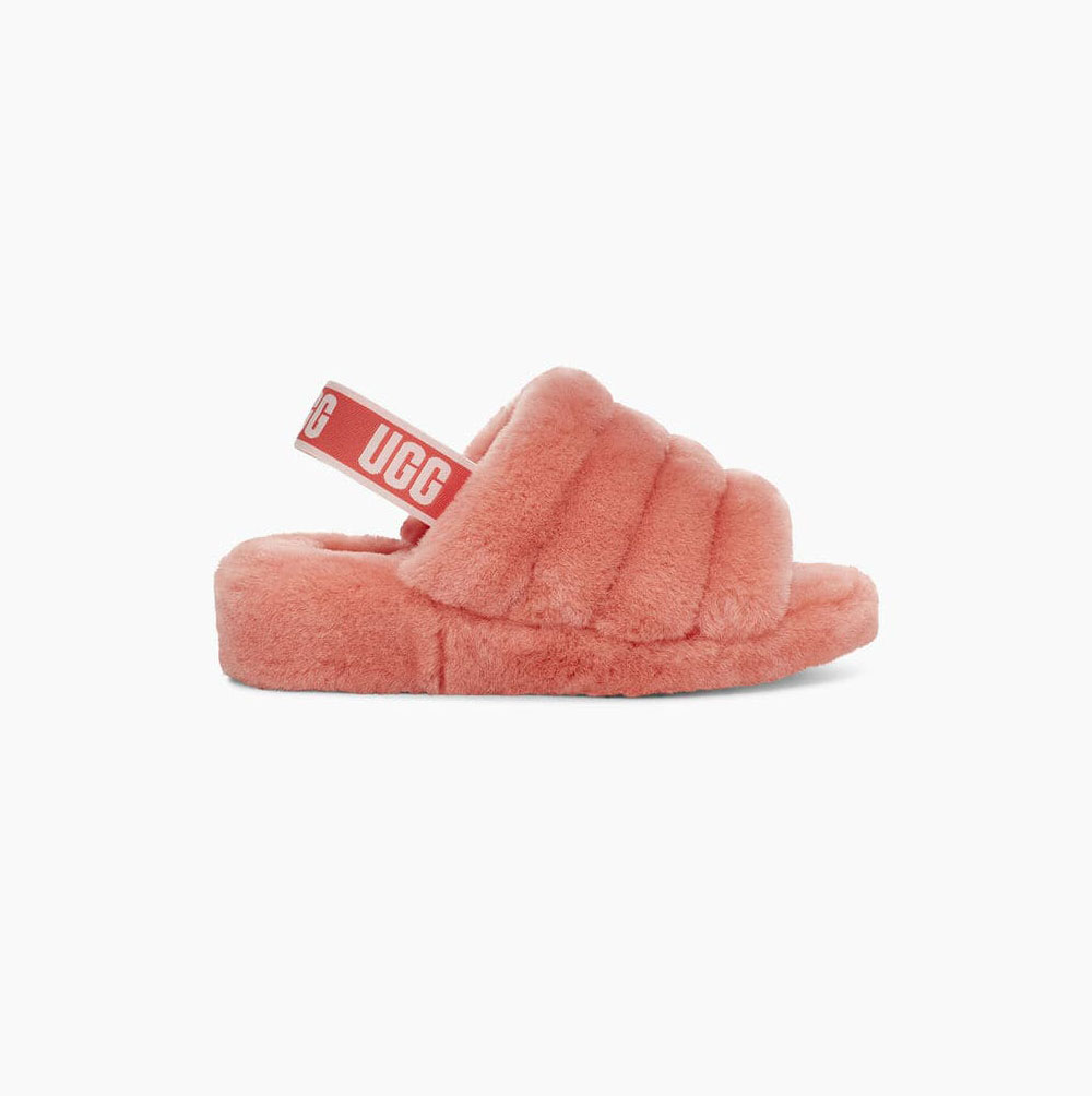 UGG Fluff Yeah - Badesandaler Dame - Korall (NO-W982)